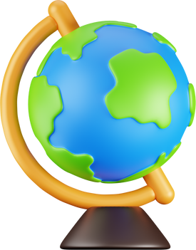 Globe 3D Icon